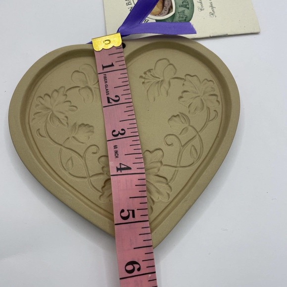 Brown Bag Cookie Art Mold Art Nouveau Heart Hill Design Baking Shortbread Crafts - Picture 5 of 9